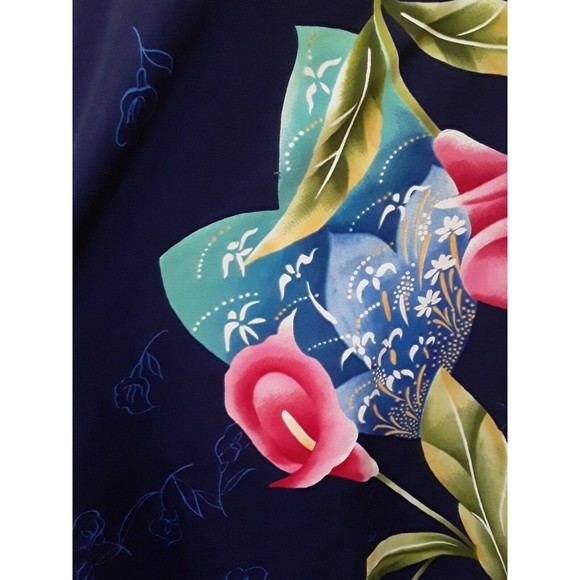 Vtg Women's  Muumuu Housedress, GREENCASTLE Floral Luau  Kaftan Dress - Medium - Picture 3 of 4